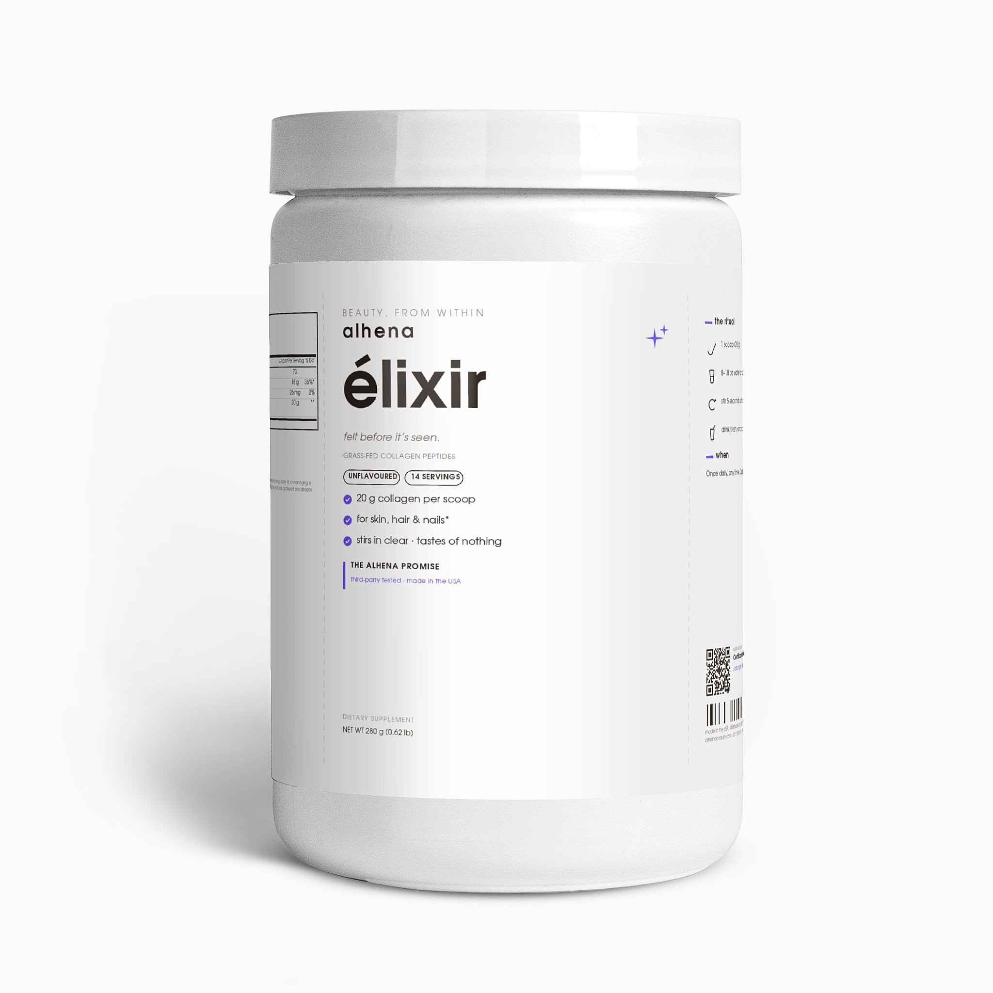 alhena élixir grass-fed collagen peptides