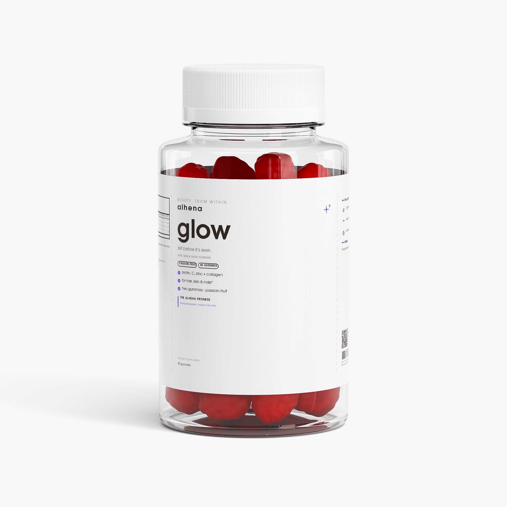 alhena glow hair, skin & nails gummies