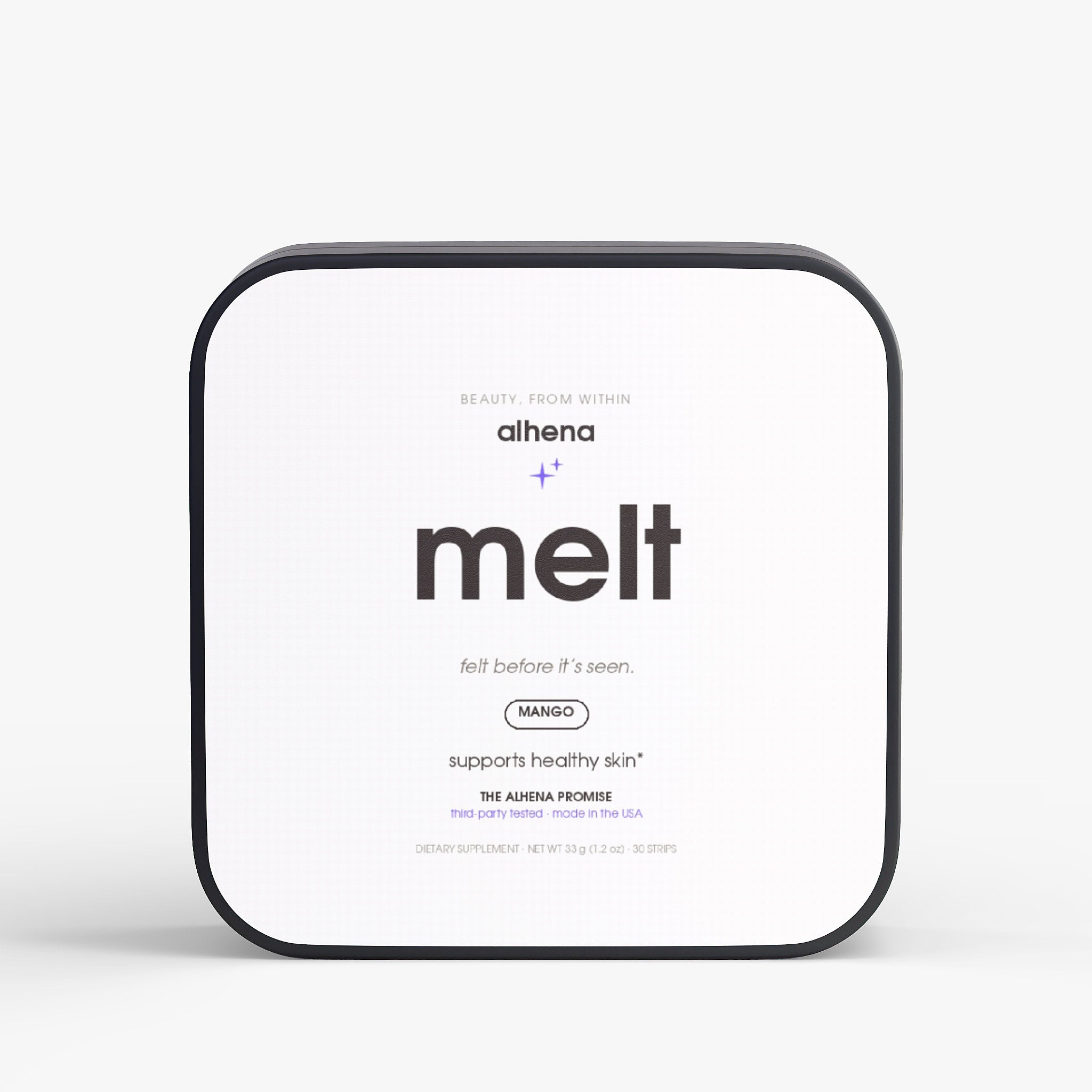 alhena melt collagen oral strips